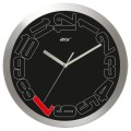 zegar ścienny aluminiowy z oryginalną tarczą