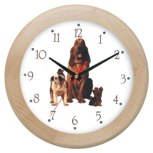 Zegar drewniany sfora jesion