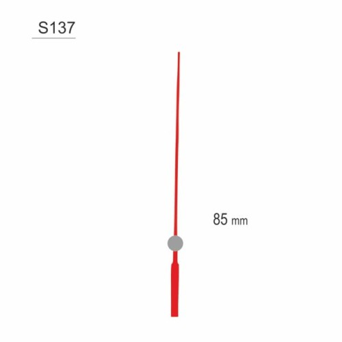 sekundnik zegarowy czerwony