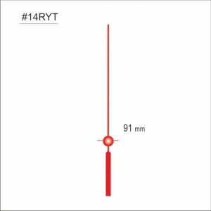 Wskazówka sekundnika czerwona /YS35